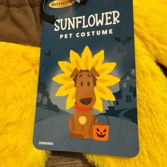 Retriever Sunflower Pet Costume SZ M/L NWT - Picture 3 of 7